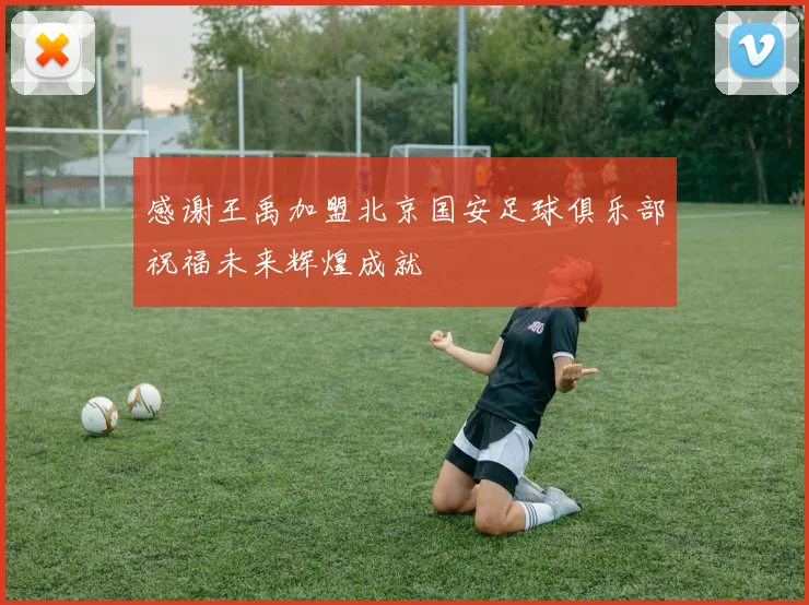 感谢王禹加盟北京国安足球俱乐部祝福未来辉煌成就